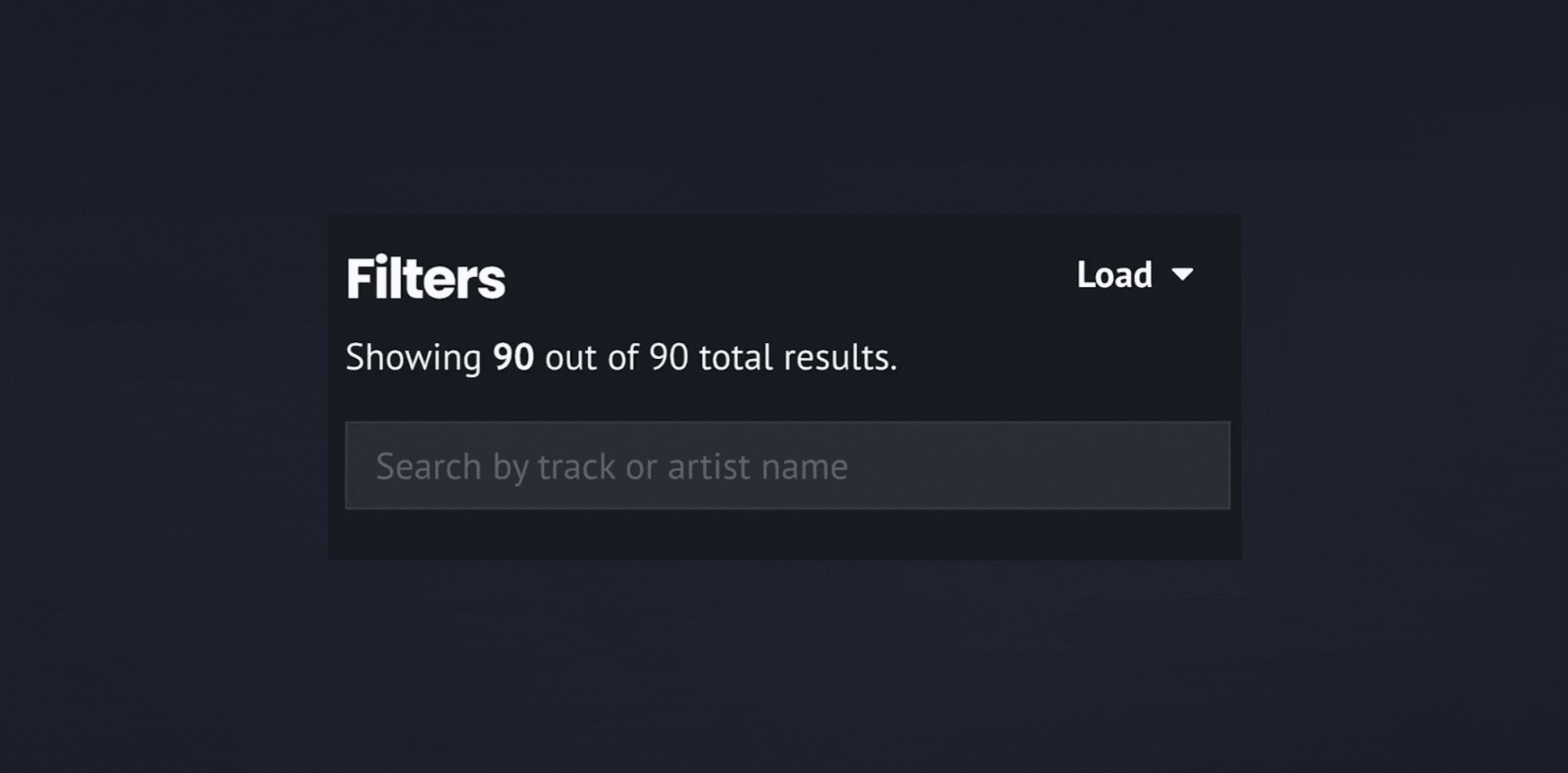 Introducing 'Load Filters' for an Effortless LabelRadar Experience!